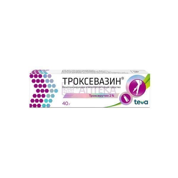 ТРОКСЕВАЗИН 2% 40Г ГЕЛЬ Д/НАРУЖ ПРИМ Балканфарма - Троян АД