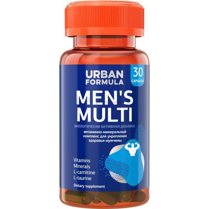 УРБАН ФОРМУЛА MEN'S MULTI ВИТАМИННО-МИНЕРАЛЬНЫЙ КОМПЛЕКС ОТ А ДО ZN Д/МУЖЧИН N30 КАПС ВТФ ООО