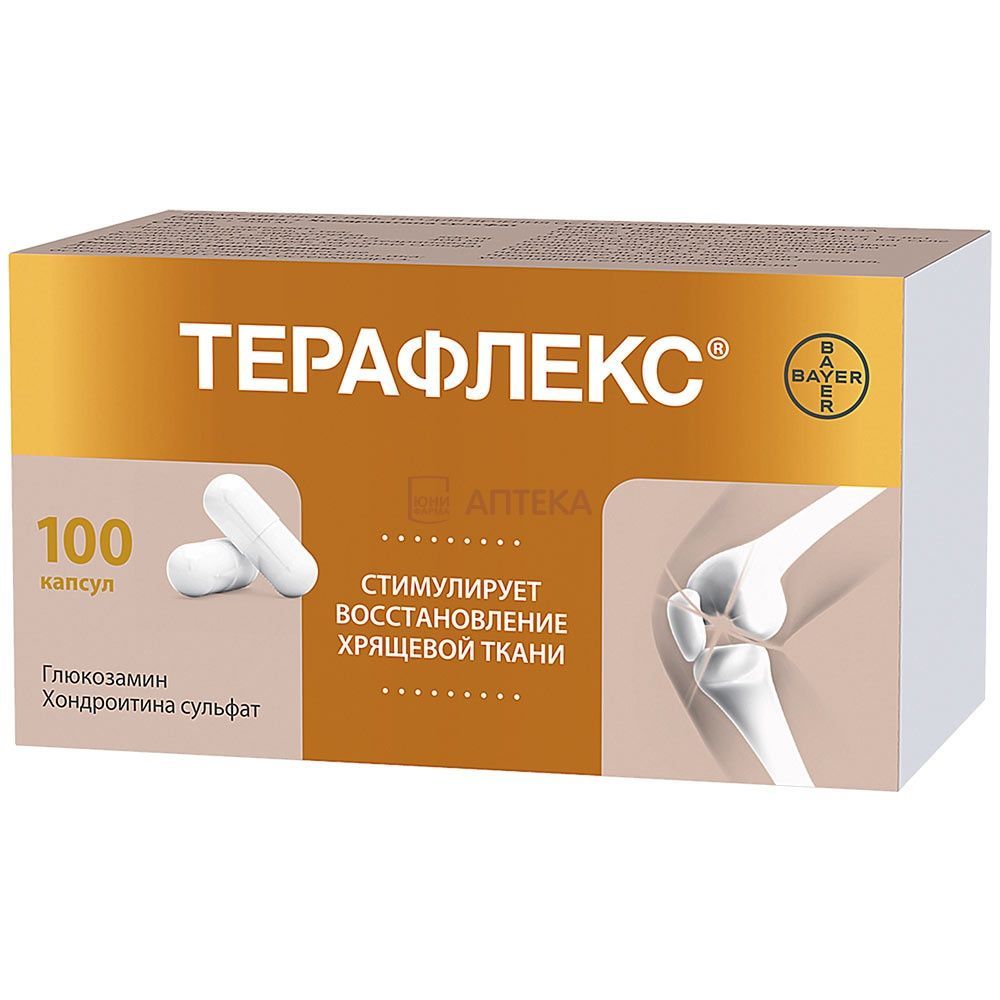 Терафлекс капс 500мг+400мг №100