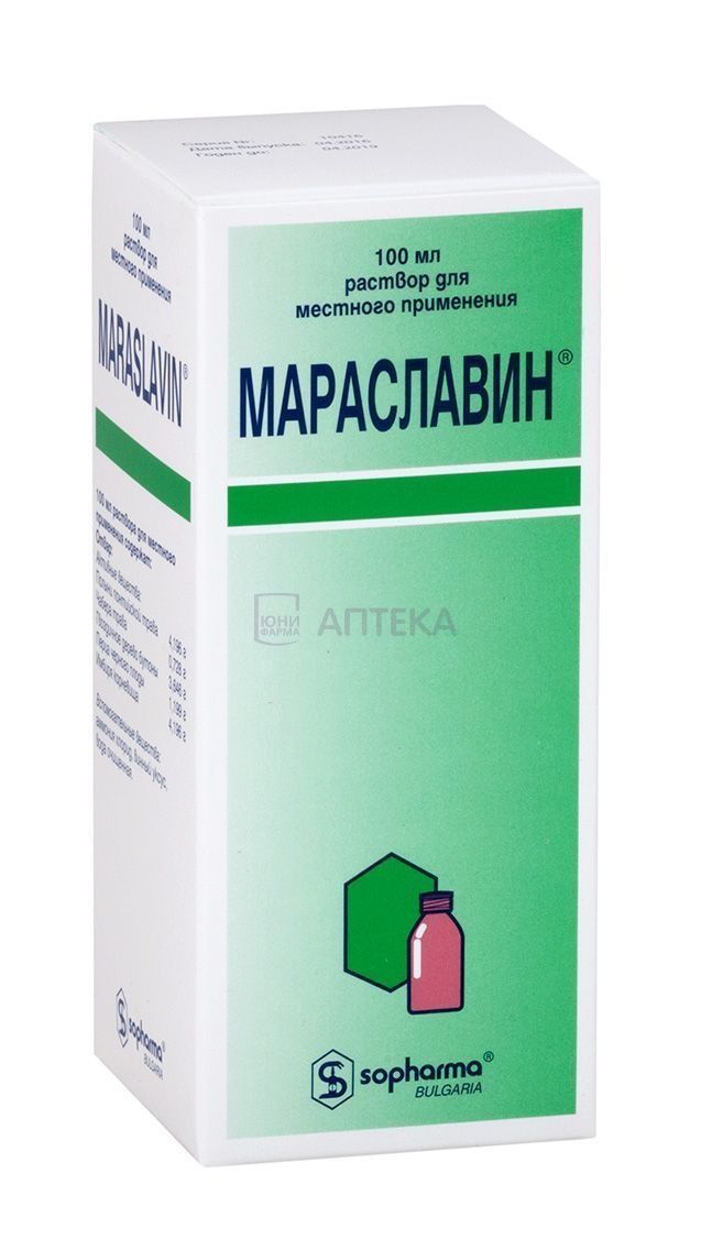 МАРАСЛАВИН Р-Р НАРУЖН. 100МЛ СОФАРМА+