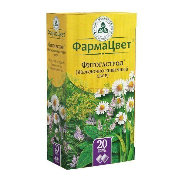 ФИТОГАСТРОЛ СБОР ЖЕЛУДОЧНО-КИШЕЧНЫЙ 2Г N20 Ф/П Красногорсклексредства АО