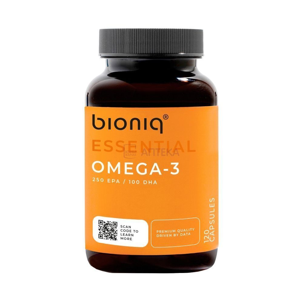 BIONIQ ESSENTIAL ОМЕГА 3 90 % №120 КАПС ООО "Полярис"/Аклен