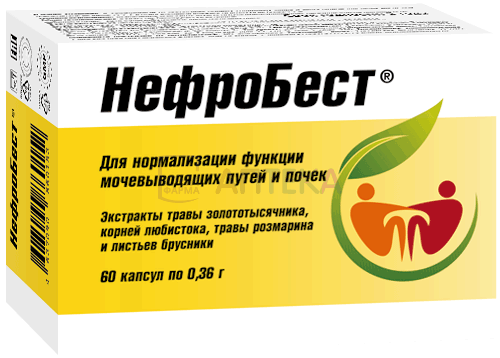 НЕФРОБЕСТ КАПС. 0,36Г №60 (БАД) ООО "Фармакор продакшн" - Россия