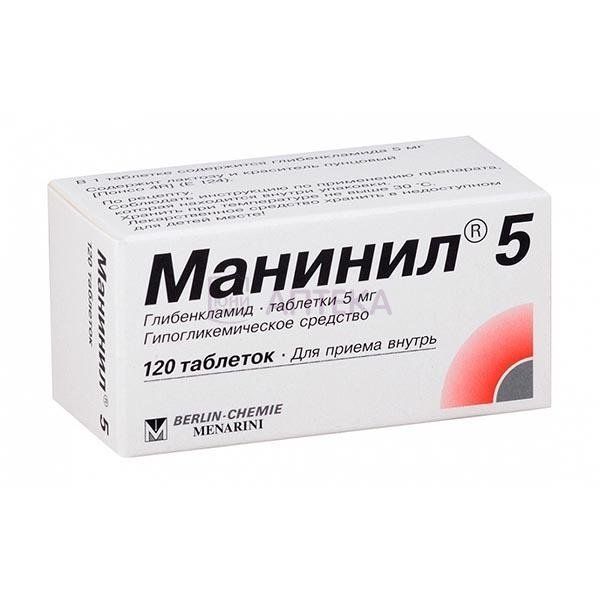 МАНИНИЛ 3,5 N120 ТАБЛ Менарини-Фон Хейден ГмбХ/Берлин-Хеми АГ