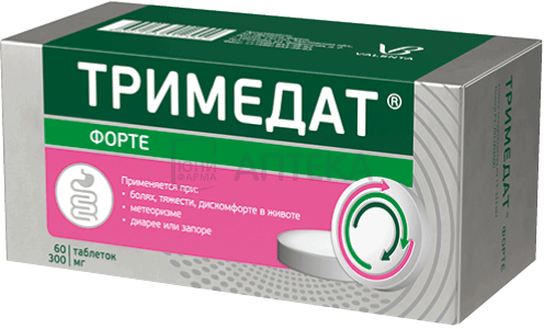 ТРИМЕДАТ ФОРТЕ 300МГ N60 ТАБЛ ПРОЛОНГ ВЫСВОБ П/ПЛЕН/ОБОЛОЧ Валента Фармацевтика АО