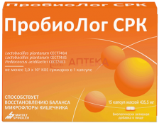 ПРОБИОЛОГ СРК N15 КАПС МАССОЙ 435,5МГ Alifarm SA/ по заказу AB-BIOTICS SA