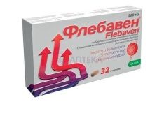 ФЛЕБАВЕН 1000МГ N32 ТАБЛ П/ПЛЕН/ОБОЛОЧ КРКА-РУС ООО