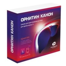 ОРНИТИН КАНОН 3Г N10 ПАКЕТ 5,0 ГРАНУЛЫ Д/ПРИГОТ Р-РА Д/ПРИЕМА ВНУТРЬ Канонфарма продакшн, ЗАО