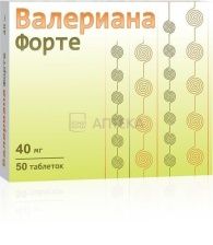 ВАЛЕРИАНА ФОРТЕ 40МГ N50 ТАБЛ П/ПЛЕН/ОБОЛОЧ Озон ООО