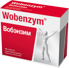 ВОБЭНЗИМ №100 ТАБЛ КИШЕЧНОРАСТВОР П/О Мукос Эмульсионс ГмбХ