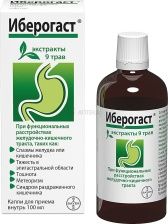 ИБЕРОГАСТ КАПЛИ 100МЛ ФЛАК/КАП Штайгервальд Арцнаймиттельверк ГмбХ