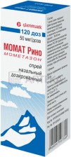 МОМАТ РИНО 50МКГ/ДОЗА 120 ДОЗ СПРЕЙ НАЗАЛЬН ДОЗИР Гленмарк Фармасьютикалз Лтд