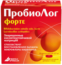 ПРОБИОЛОГ ФОРТЕ N30 КАПС МАССОЙ 227МГ BIOFARMA S.P.A.