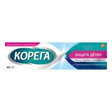 КОРЕГА КРЕМ Д/ФИКСАЦИИ ПРОТЕЗОВ ЗАЩИТА ДЕСЕН 40МЛ ГСК  Хелскер +