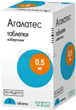 АГАЛАТЕС 0,5МГ N8 ТАБЛ Тева Чешские Предприятия с.р.о.