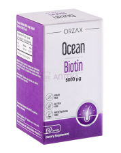 ORZAX OCEAN БИОТИН ДЛЯ ВОЛОС 5000МКГ №60 КАПС Orzax Ocean